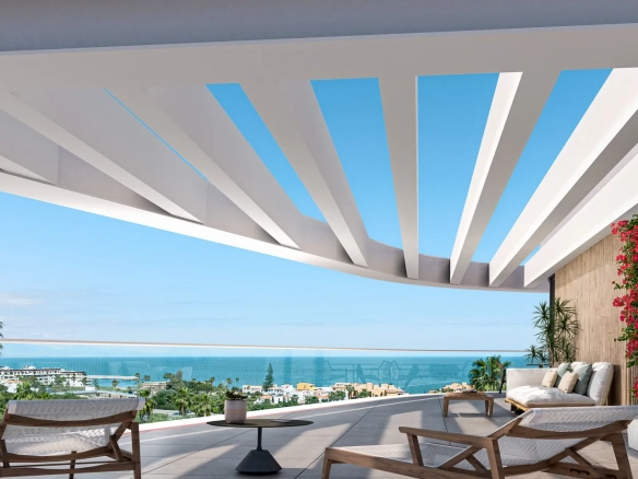 Terrace with sea view