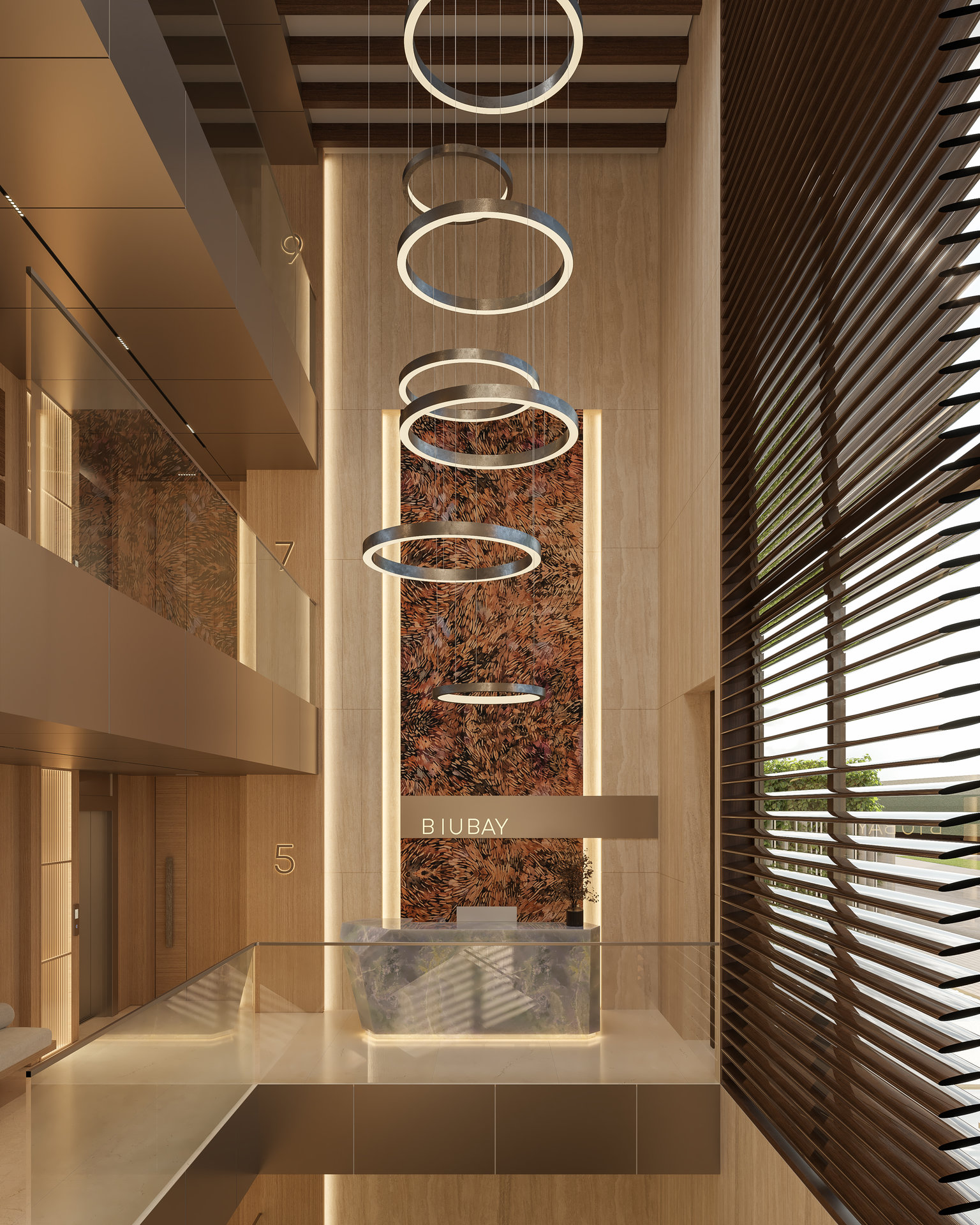 Biubay Estepona luxury apartments entrance