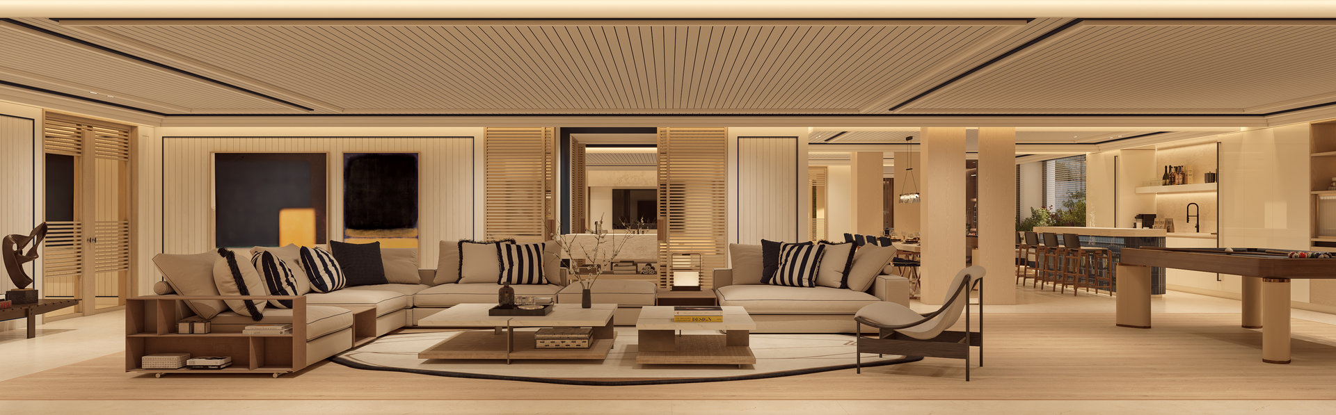 Biubay Estepona luxury apartment living room