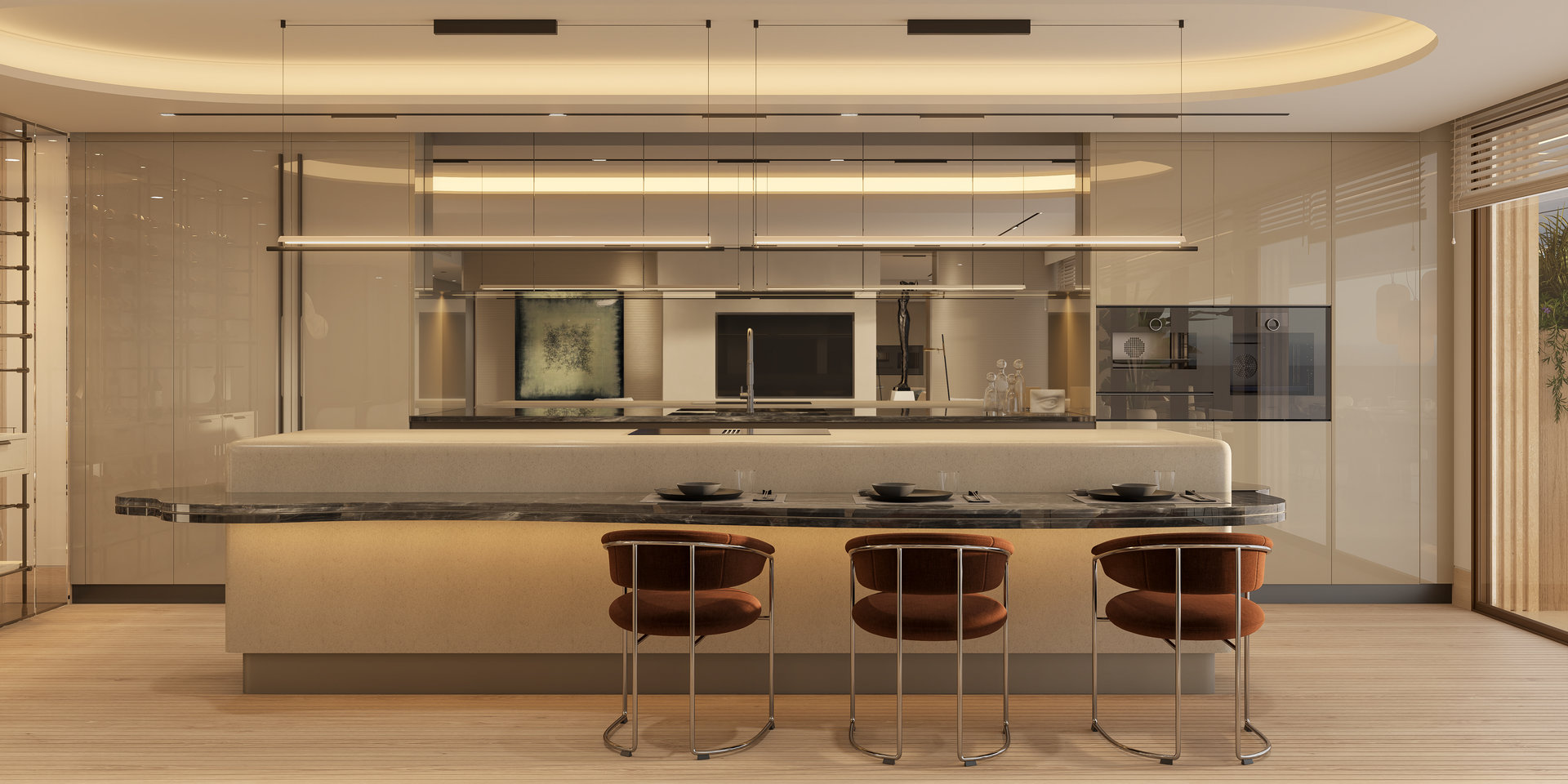 Biubay Estepona luxury apartments kitchen