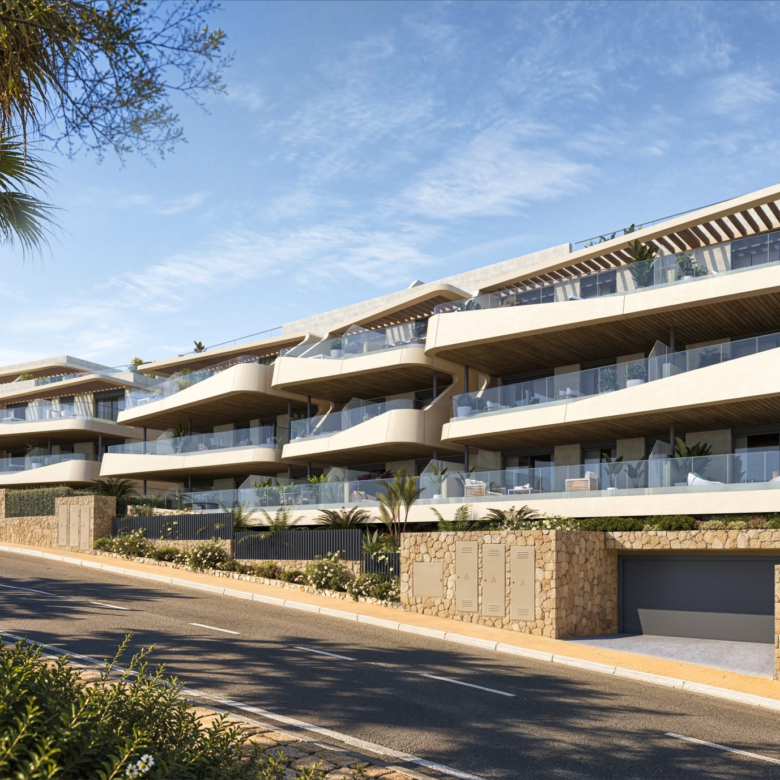 Kalifornia - facade of the project in Estepona